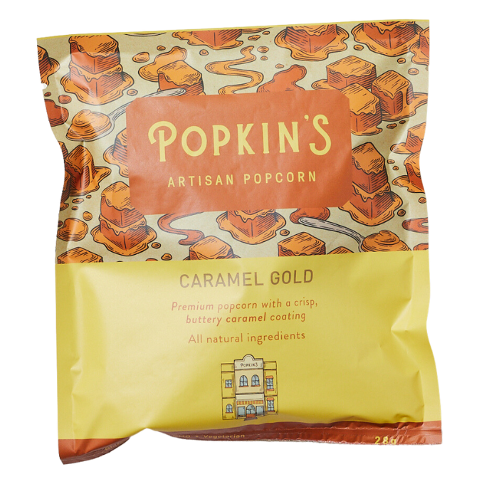 Thank You Gift - Caramel Gold Snack Bag (28g)