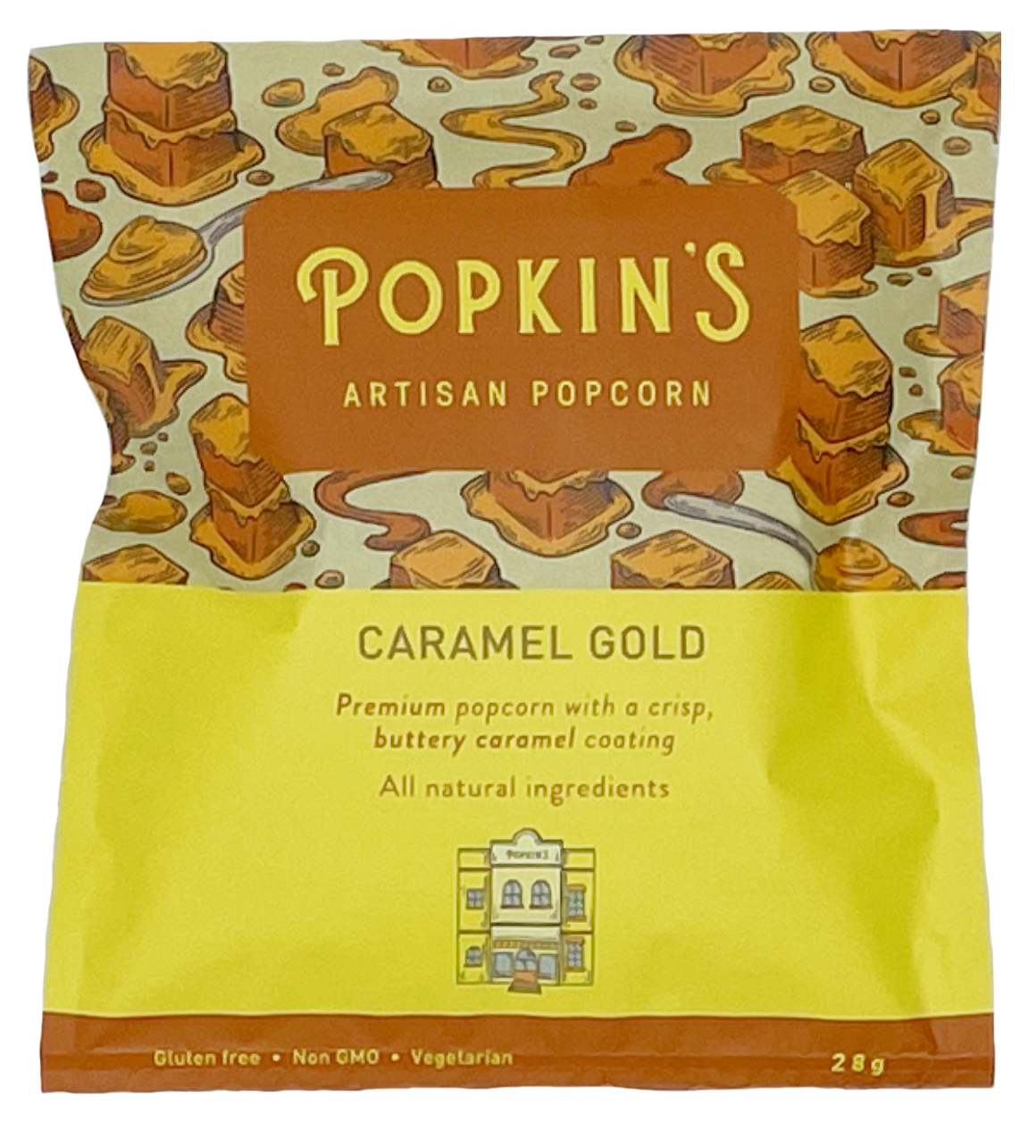 Caramel Gold Snack Bag (Thank You Gift)